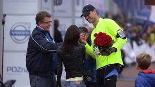 Poznań Maraton - Oświadczyny na mecie