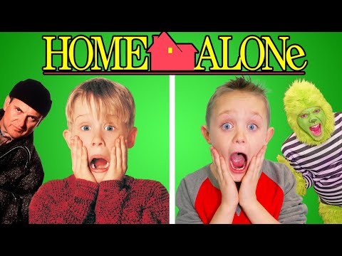 Home Alone! Full Movie Recreated by Kids Fun TV (Part 2)