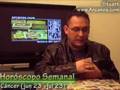 Video Horscopo Semanal CNCER  del 13 al 19 Julio 2008 (Semana 2008-29) (Lectura del Tarot)