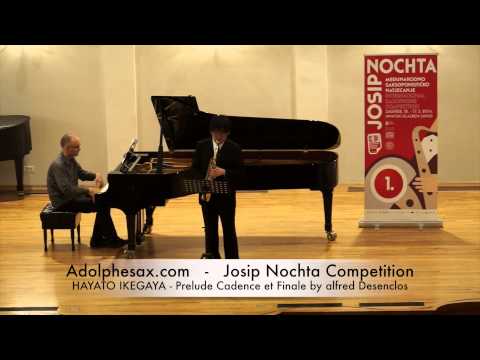 JOSIP NOCHTA COMPETITION HAYATO IKEGAYA Prelude Cadence et Finale by alfred Desenclos