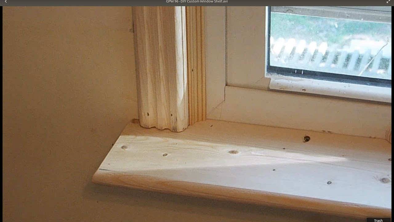 How To Build A Window Sill Interior