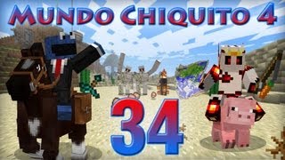 MINECRAFT - Mundo Chiquito 4 - Ep 34 - Templo de San Naniano de las Comunicacione -