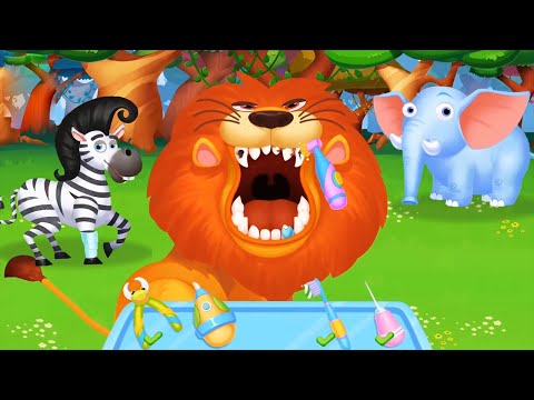 Rescue Jungle Animal with Funny Vet Tools and Learn Animals Fun Game For Kids