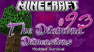 "GIANT TREE DUNGEON" | Diamond Dimensions Modded Survival #93 | Minecraft