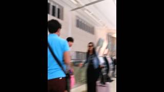 (fancam) 130818 SNSD at McCarran Airport - Las Vegas