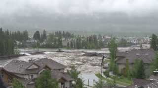 Canmore, Alberta, Cougar Creek Flood, June 20, 2013