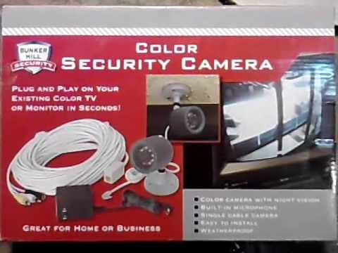 bunker hill wireless weatherproof color security camera