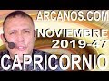 Video Horscopo Semanal CAPRICORNIO  del 17 al 23 Noviembre 2019 (Semana 2019-47) (Lectura del Tarot)