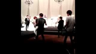 140706 INFINITE at Jungryul manager's wedding ceremony and performed Destiny