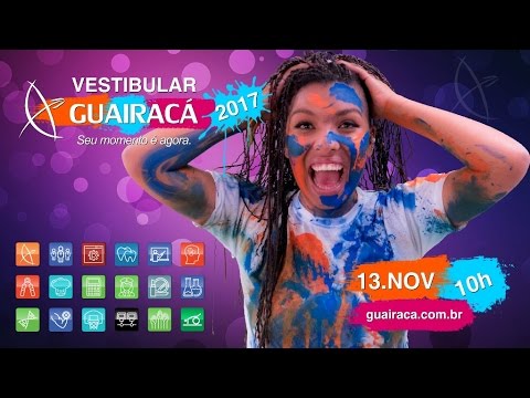 Vestibular 2017 da Faculdade Guairacá