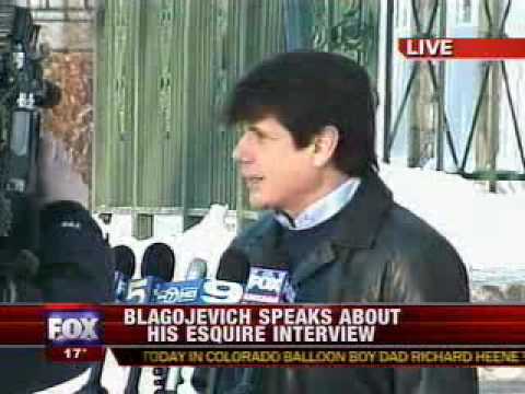 1/11/10 Rod Blagojevich Comments On Quotes In Esquire Magazine