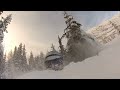 Backpack mount video showing snowmobile ride by VuVantage