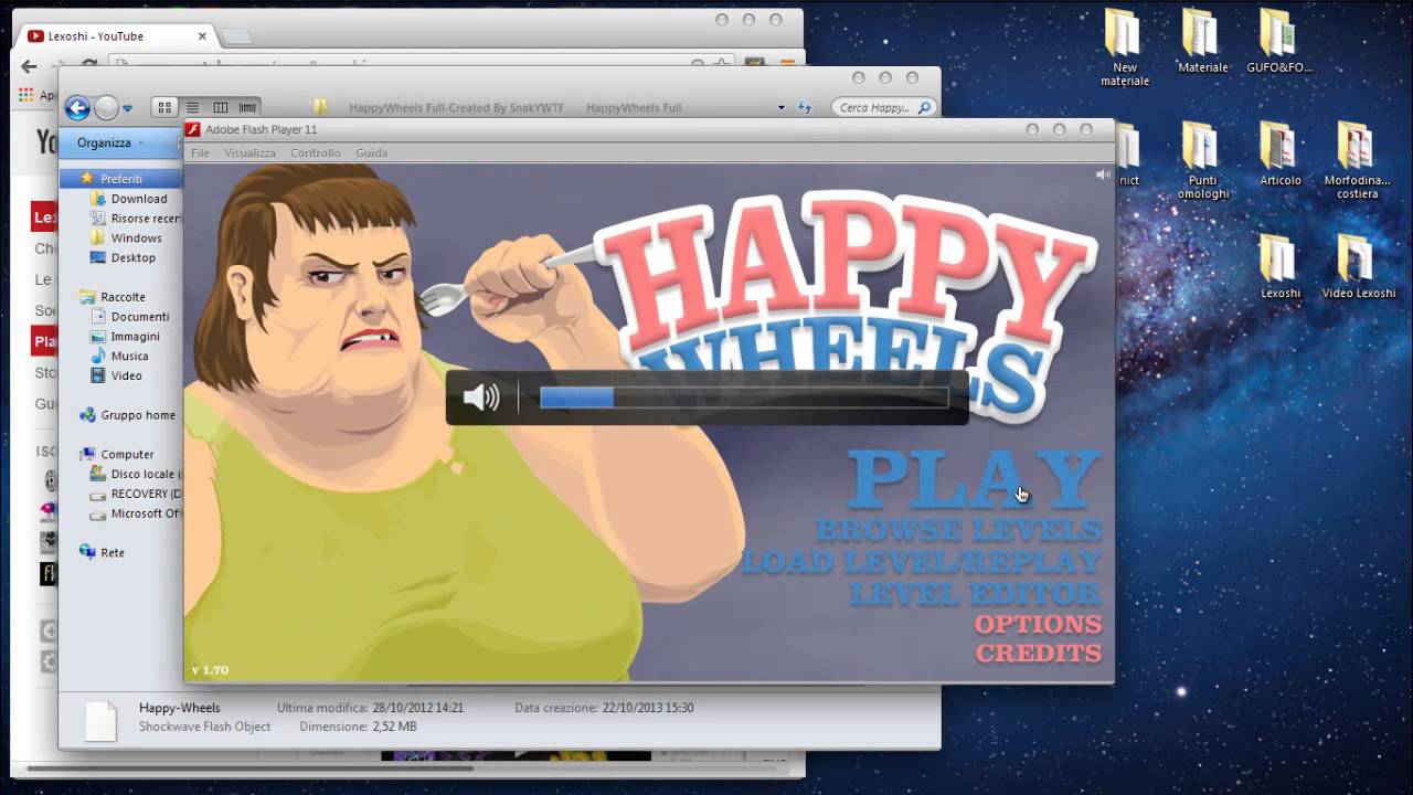 Download Happy Wheels VERSIONE COMPLETA ITA - YouTube