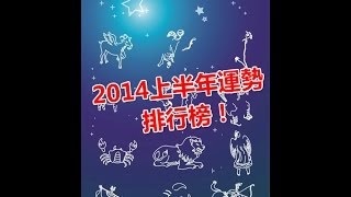 【薇薇安老師】2014上半年12星座運勢排行榜