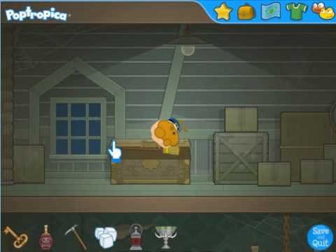 Poptropica Walkthrough: Haunted House Island (Full) - YouTube