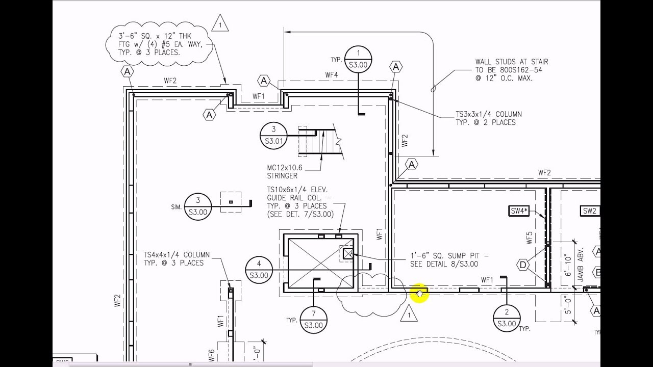 reading structural drawings 1 YouTube