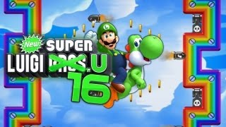 Let's Play New Super Luigi U [Blind/100%] - Part 16 - Auf in die Wolken