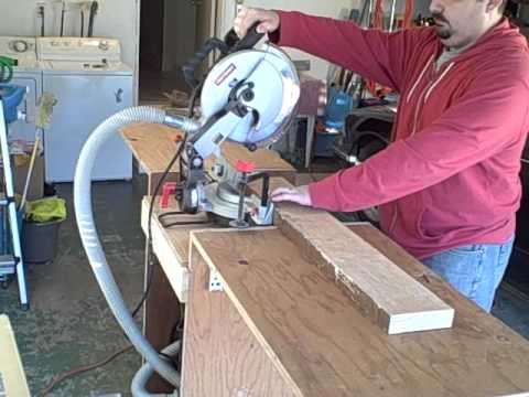DIY Miter Saw Table - YouTube
