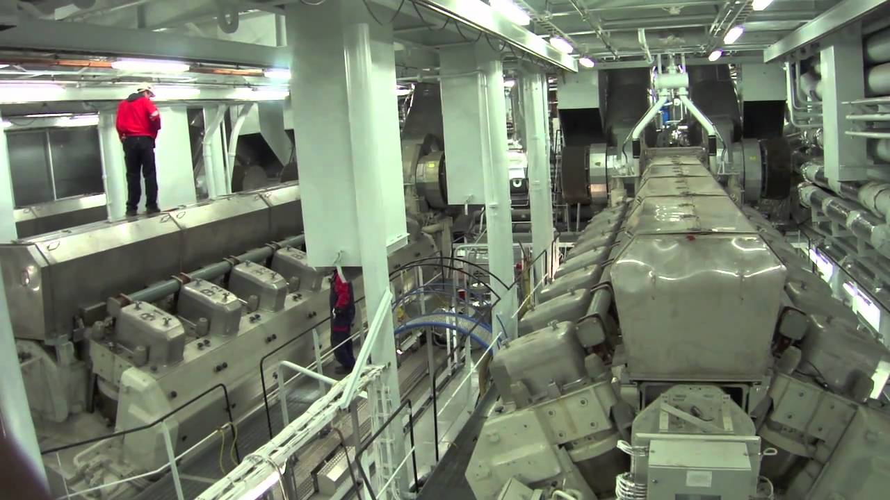 Allure of the Seas Engine Room [HQ] - YouTube