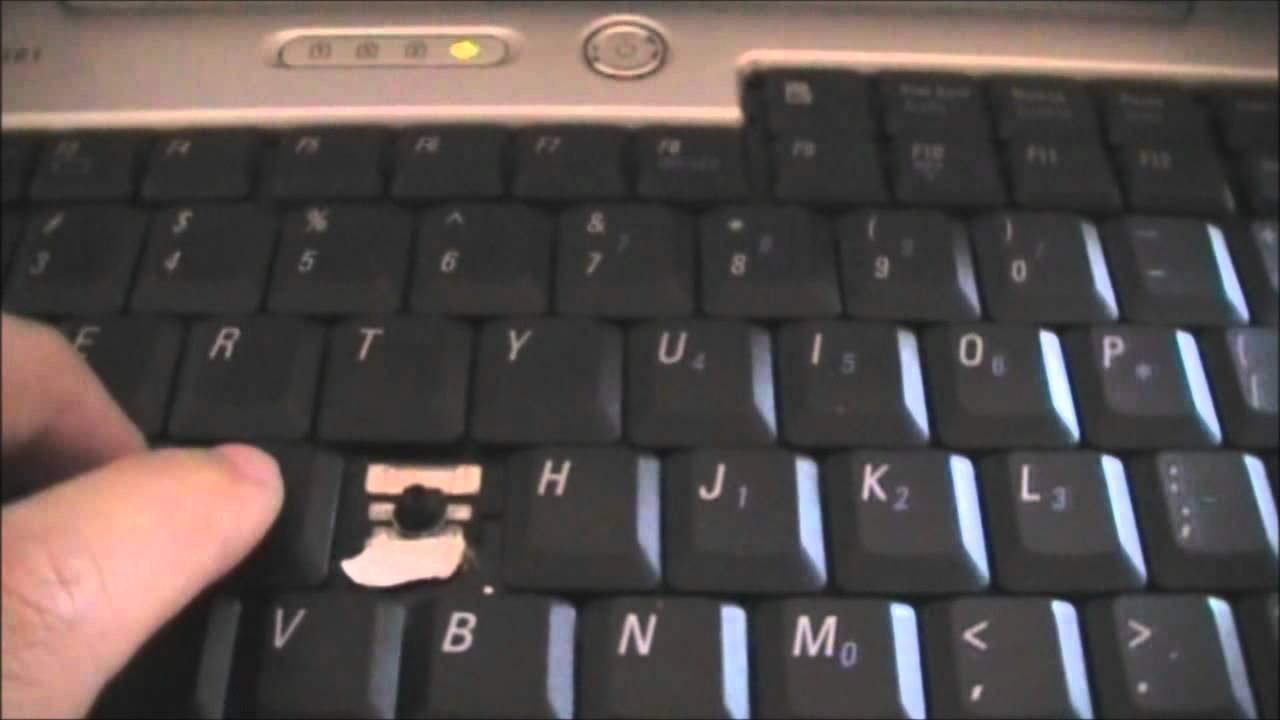 Fix Laptop Stuck Key - YouTube