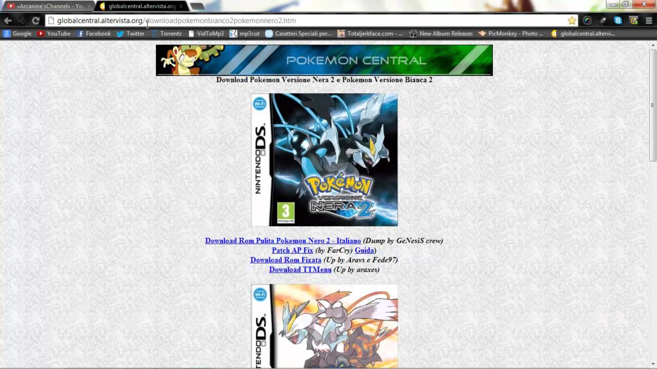 Tutorial ITA: Come scaricare Pokémon Nero e Bianco 2 - YouTube