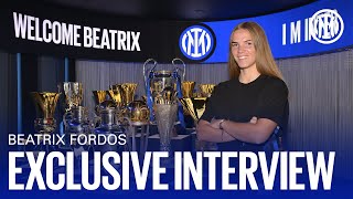 BEATRIX FORDOS | EXCLUSIVE INTER TV INTERVIEW | #WelcomeBeatrix #InterWomen ⚫🔵? [SUB ITA]