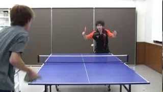 Table Tennis【卓球】ぐっちぃの必殺技『カクレループドライブ』ギャップが大切！