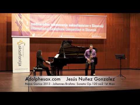 Jesús Nuñez Gonzalez - Nova Gorica 2013 - Johannes Brahms: Sonata Op 120 no2 1st Mov