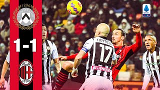 Ibrahimović rescues us a point | Udinese 1-1 AC Milan | Highlights Serie A