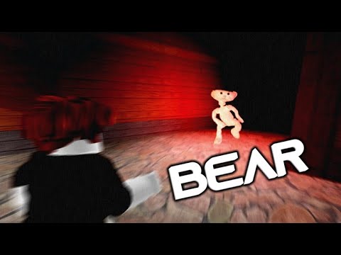 SCARY ROBLOX GAME! BEAR CHASE! 🐻 = 🏃