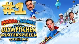 Mario und Sonic: Sotschi 2014 Gameplay #1 - Let's Play Together Mario & Sonic Sotschi 2014 German