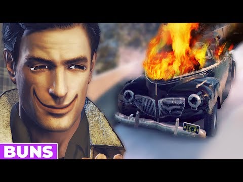 This game trusted my driving abilities - Mafia 2 Funny Moments