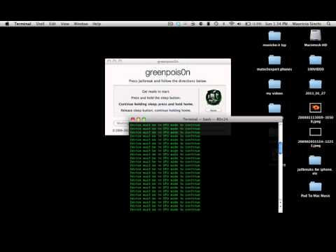 unthered jailbreak con greenpoison 4.2.1/4.2.6 - YouTube