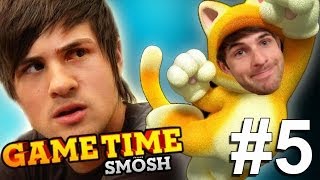 OFFICIALLY LOSING IT OVER CAT MARIO (Gametime w/Smosh)