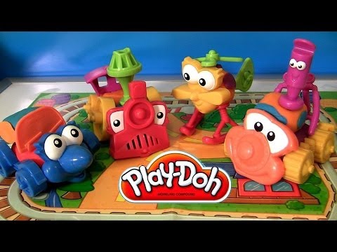 Play Doh Cars Planes Trains Trucks Vehicles Playset by Hasbro Play