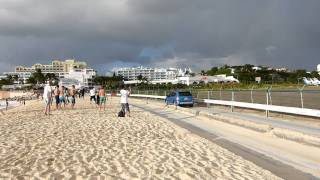 セント・マーチン島 DL 離陸 SXM Takeoff(Jet Blast) Saint maarten