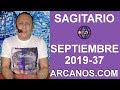 Video Horscopo Semanal SAGITARIO  del 8 al 14 Septiembre 2019 (Semana 2019-37) (Lectura del Tarot)