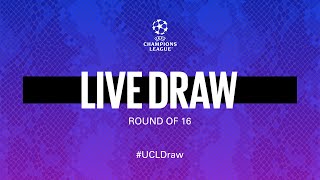 LIVE STREAMING | 2021/22 UEFA CHAMPIONS LEAGUE ROUND OF 16 DRAW 🔮⚫🔵?? [SUB ENG]