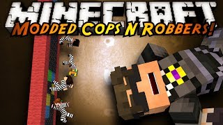 Minecraft Mini-Game : MODDED COPS N ROBBERS! ANTI GRAVITY!