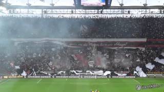 19.09.2013 Eintracht Frankfurt - Girondins de Bordeaux | Pyro Choreo