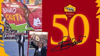 BRUNO CONTI 50 ANNI IN GIALLOROSSO 💛❤️? | La celebrazione all'Olimpico🏟️??