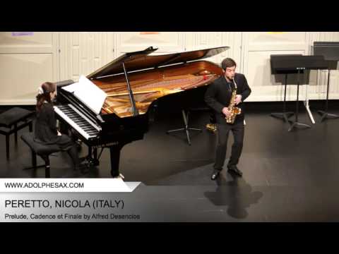 Dinant2014 PERETTO Nicola Prelude, Cadence et Finale by Alfred Desenclos