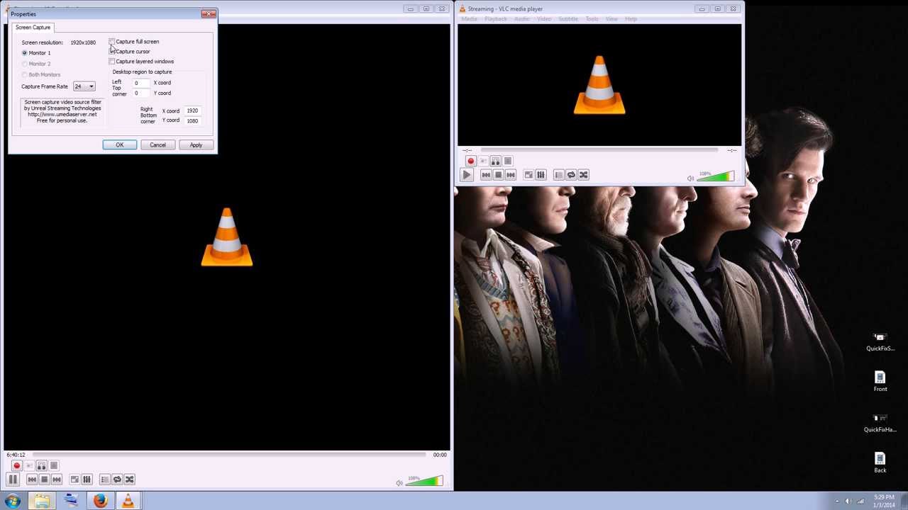 capture youtube video with vlc