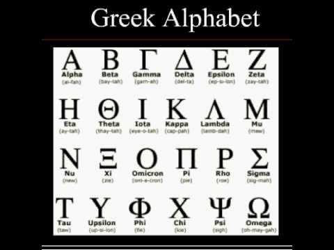how to get greek letters