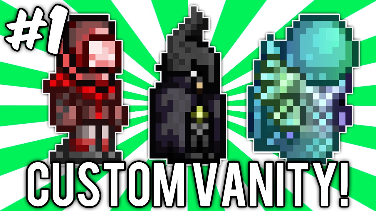 Terraria Custom Vanity Outfits 1 (Merslime, Batman, & Mars Trooper