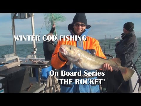 Charter boat the Rocket cod fishing out of Poole Dorset UK