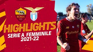 IL PRIMO DERBY È NOSTRO! | ROMA 3-2 LAZIO | Serie A Femminile Highlights 2021-22