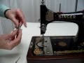 How To Adjust The Tension On A Vintage Long Bobbin Sewing Machine 