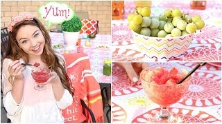 Healthy Snacks for Spring/Summer: DIY Shaved Ice, Green Juice, & more!