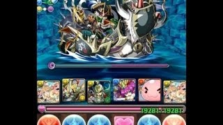 パズドラ【黒の海賊龍・地獄級】麒麟PT　ノーコン！攻略